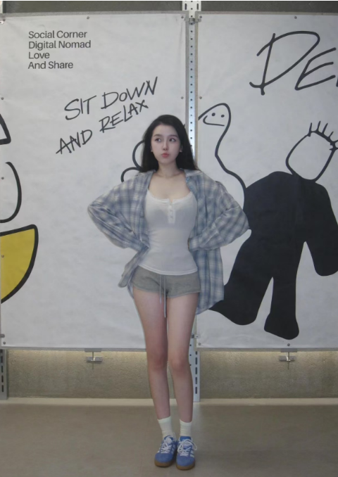 小姨子这大长腿真是可惜了哈哈哈哈