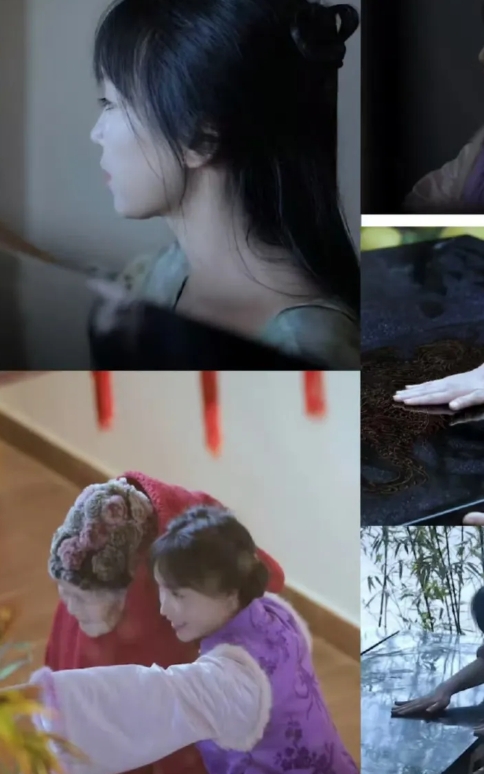 子柒能出圈的原因之一，
就是因为有奶奶加入，
这让她的视频多了亲切感和感染力，