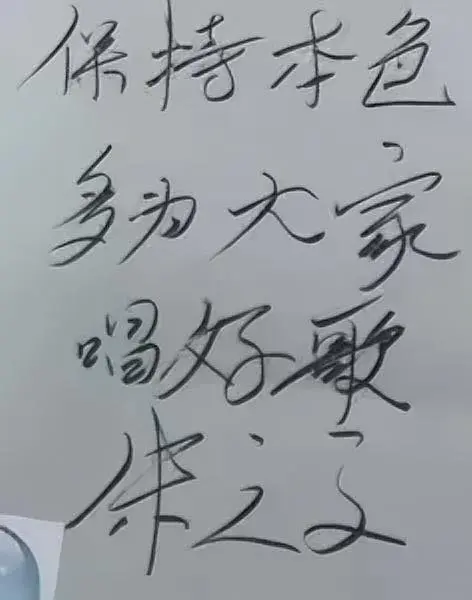 大衣哥的字你喜欢吗？