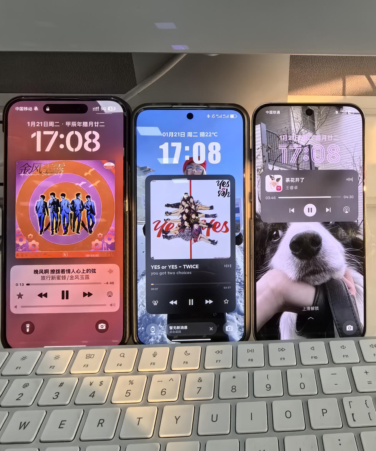 苹果、安卓音乐锁屏对比！你喜欢谁的？
突然发现苹果的音乐锁屏好好看，点击还能展开