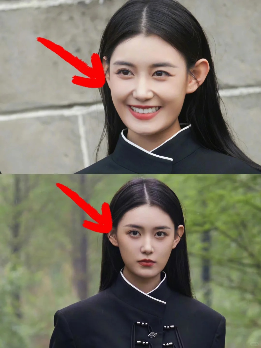 为啥内娱颜值小花不带这姐？
这清冷的气质真的太绝了，一身黑色造型又酷又飒，真的好