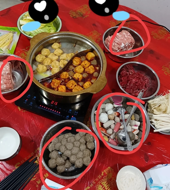 一顿火锅的引发的争吵
天气冷很想吃火锅，于是去集市买点火锅料这些回来，折腾了好一