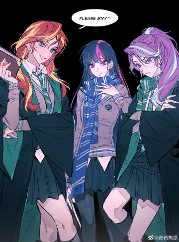 学院里受人瞩目的天才魔法师们 ​