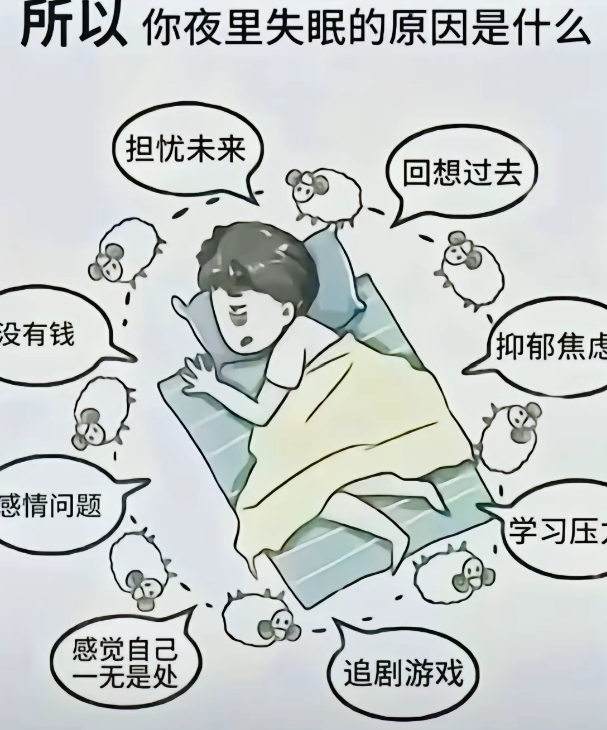 所以，你失眠的原因是什么