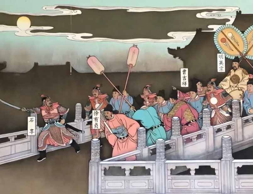 夺门之变实际上就是多此一举，朱祁钰无嗣，驾崩后自然是朱祁镇儿子朱见深继位。

但