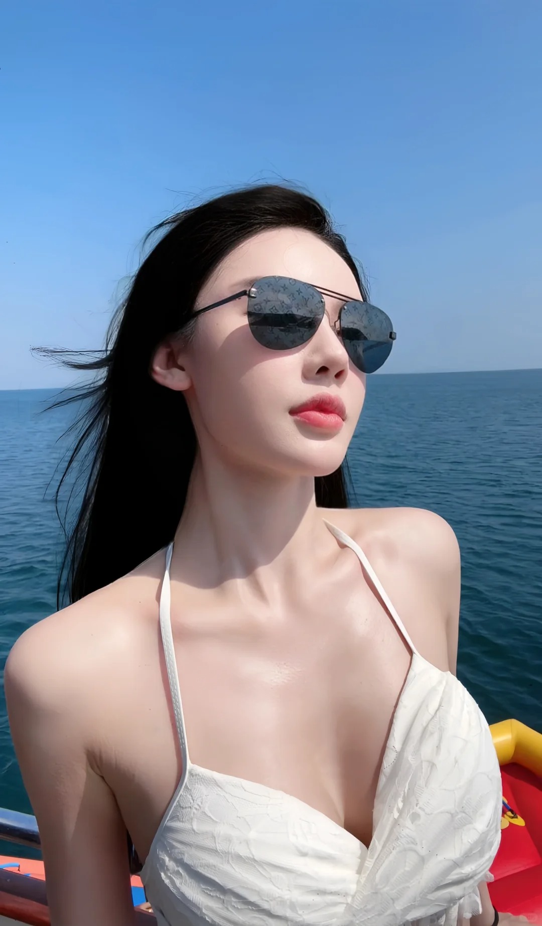 今天出海啦～
天气很哇晒#度假