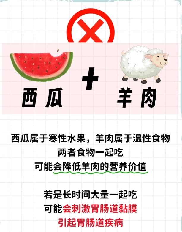夏天就是吃西瓜的好季节，吃上几口西瓜可以很好地消暑解渴。但是，西瓜不宜与以下6种