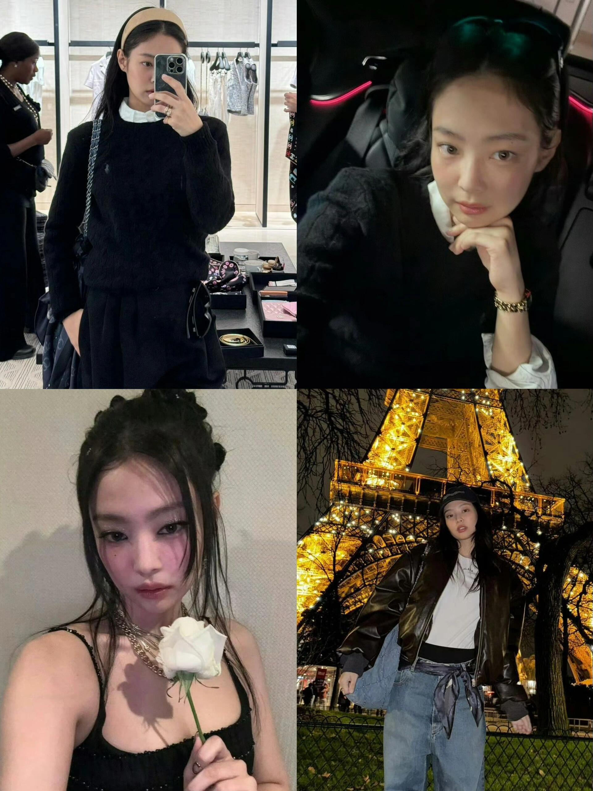 Jennie满满的时尚感