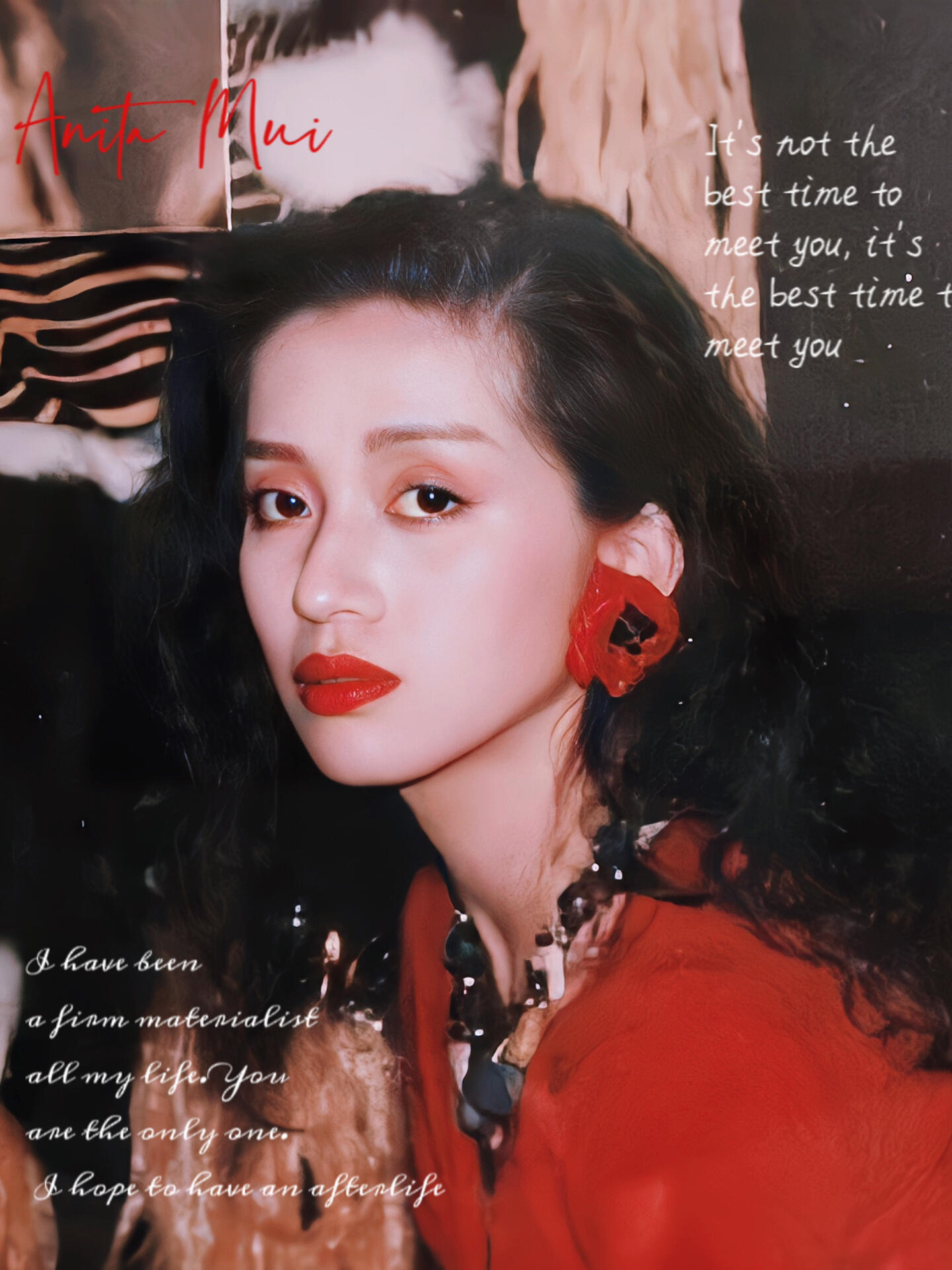 梅艳芳真的好美！