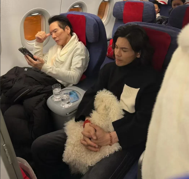 向佐和他爸向华强同坐一班飞机，看得出不营业和营业区别还是很大的