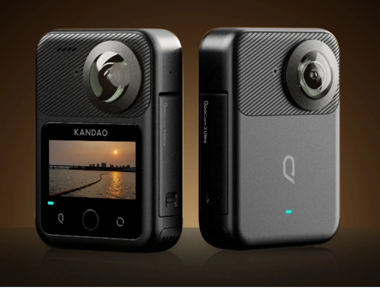 看到科技全景相机 QooCam 3 Ultra 开售：8K 30FPS 全景视频