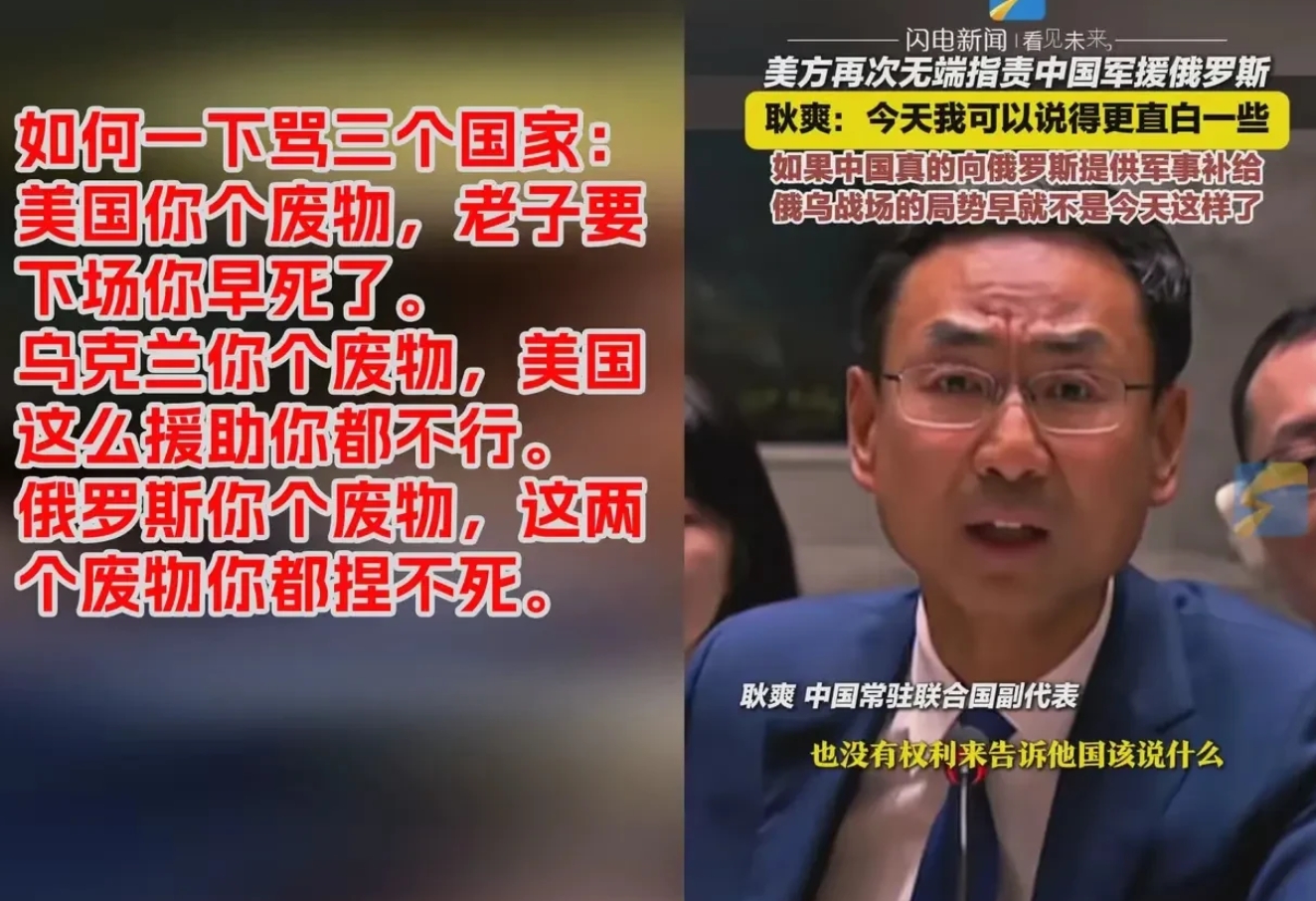 有道理，一句话骂了三个国家，实际上应该是骂了一群国家。
不光把美国给骂了，实际上
