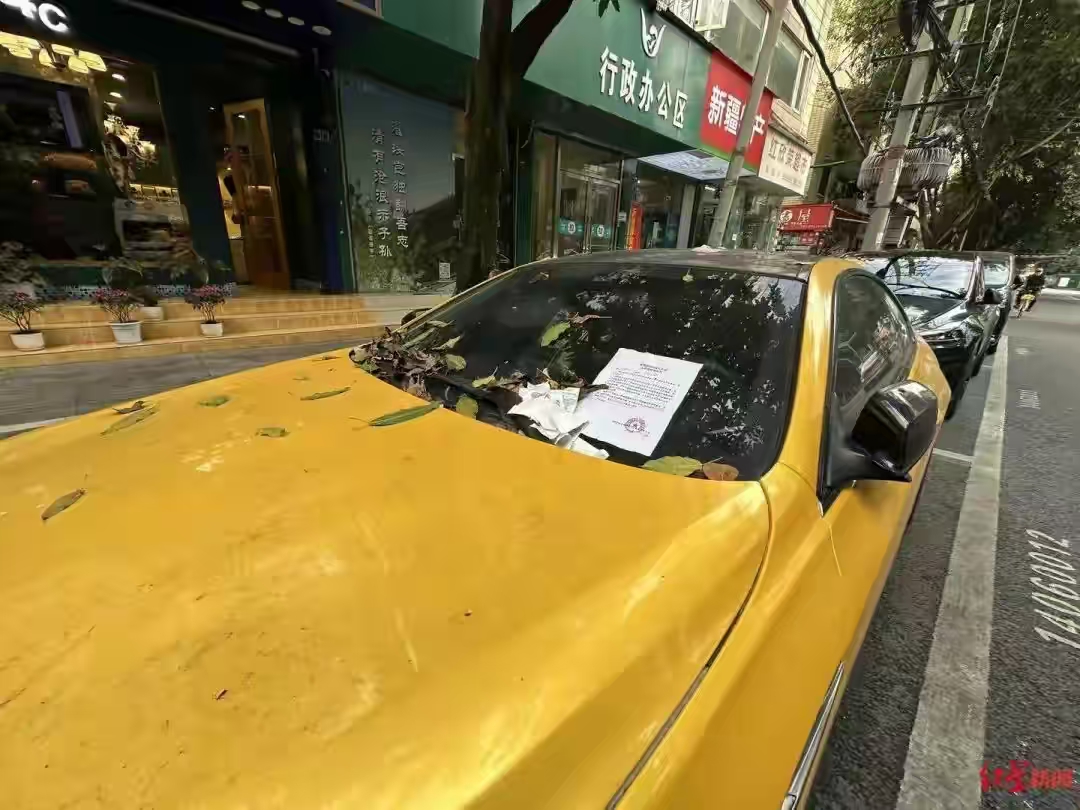 百万宝马停路边俩月欠费近2千元