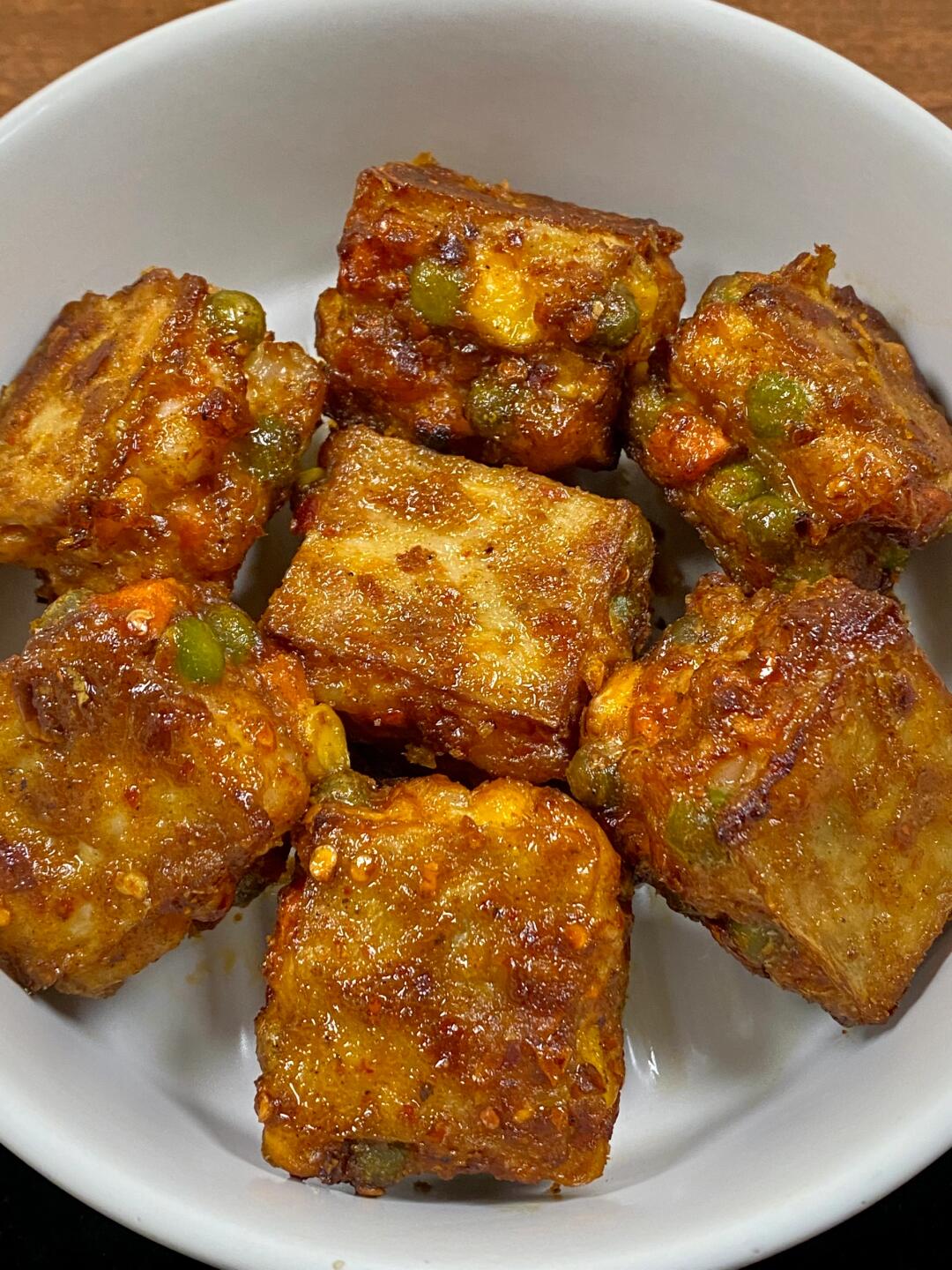 在亲戚家吃过一回，被惊艳到了！！分享这个杏鲍菇虾盒，出锅真的香迷糊啦！巨好吃！杏