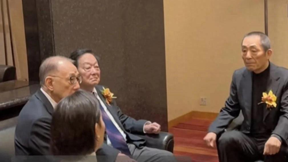 杨澜香港与大佬聚会忽略张艺谋不与其握手