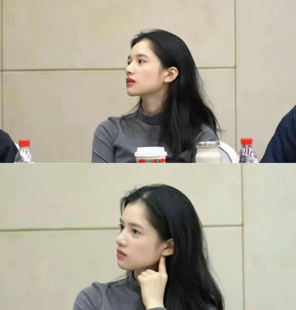 来感受一下张婧仪的恐怖骨相……一颗极致的圆头已然甩同龄女星大半