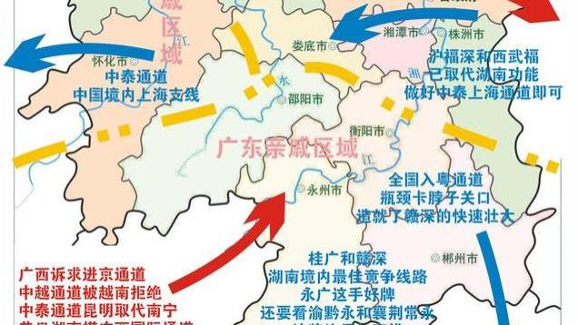 多省盯上了湖南区位优势！别吃京广老本了！