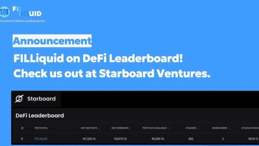 FILLiquid现已跻身FVM Starboard Ventures 排行榜。为什么 SP 应该使