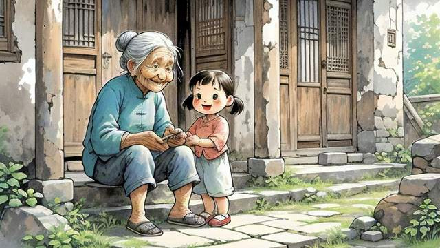 儿童睡前教育故事：有你在身旁，奶奶便拥有了整个世界！