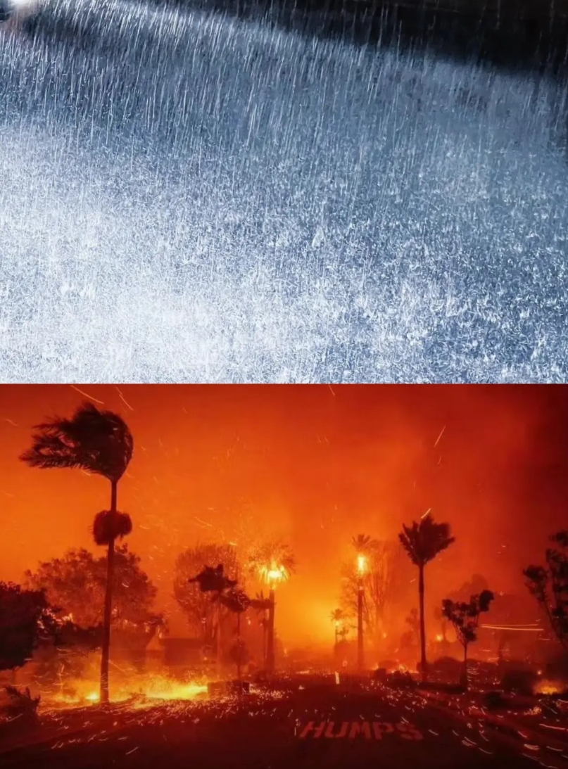 洛杉矶的大火只有暴雨才能浇灭。
在没有大暴雨之前，谁都不知道洛杉矶的大火什么时候