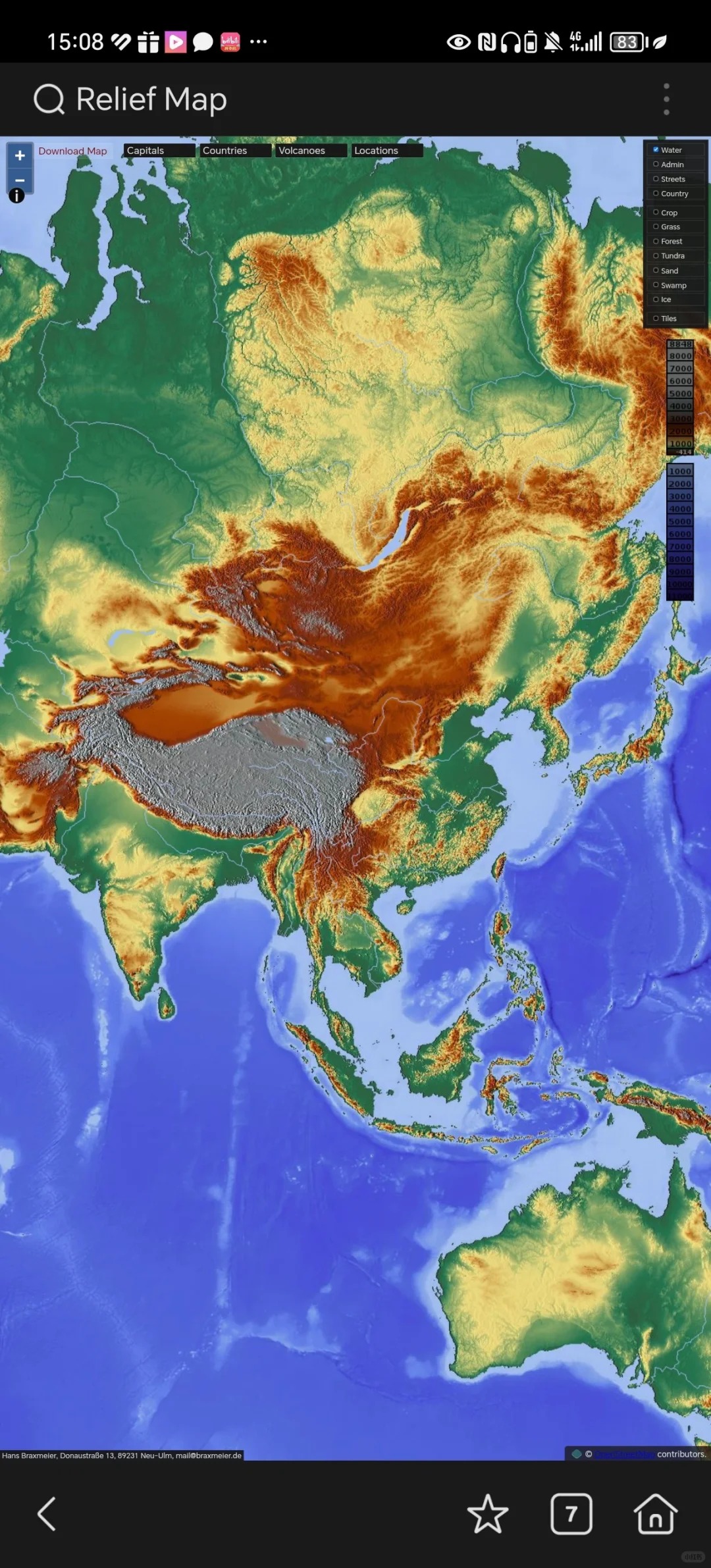 只有我觉得平原实际不那么少吗？
虽然说绿色不代表平原，黄色or棕色不代表山地丘陵