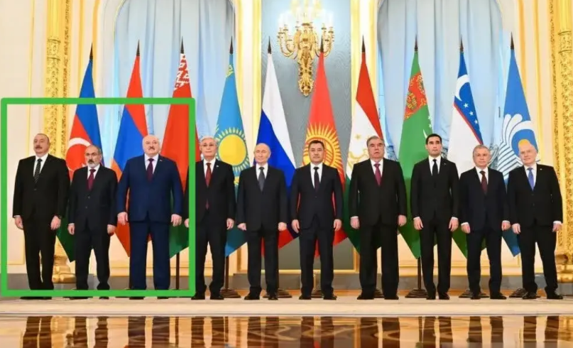 独联体国家峰会今天在克里姆林宫开幕，俄罗斯总统普京主持会议。俄罗斯人把亚美尼亚总