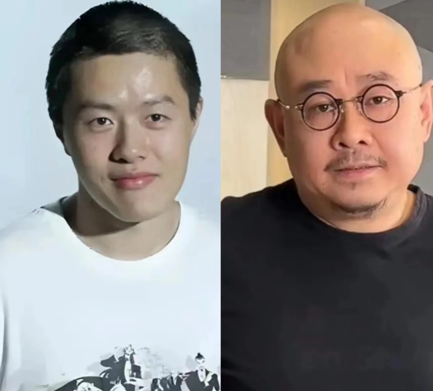 左边饺子，右边刀郎。
左边电影界导演扛把子，右边唱歌里面最厉害的。发现没有，成功