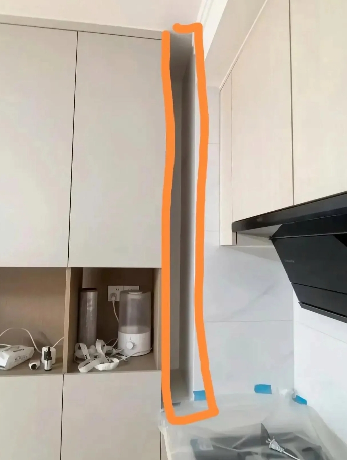 这个缝怎么利用会合理一些，不浪费空间呢？