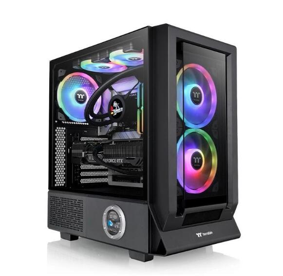 曜越推出劲透 Ceres 350 MX 中塔侧透机箱：支持背插主板，899 元