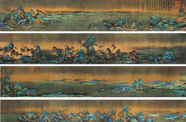 《千里江山图》是中国十大名画之一，以其独特的艺术魅力和历史背景吸引众多学者和爱好