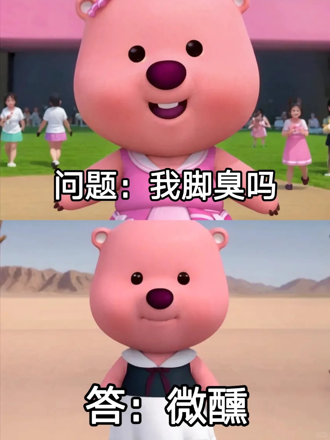 遇到不会的问题，请这样说
#小海狸露比
 #小海狸loopy #每日分享 #拒绝