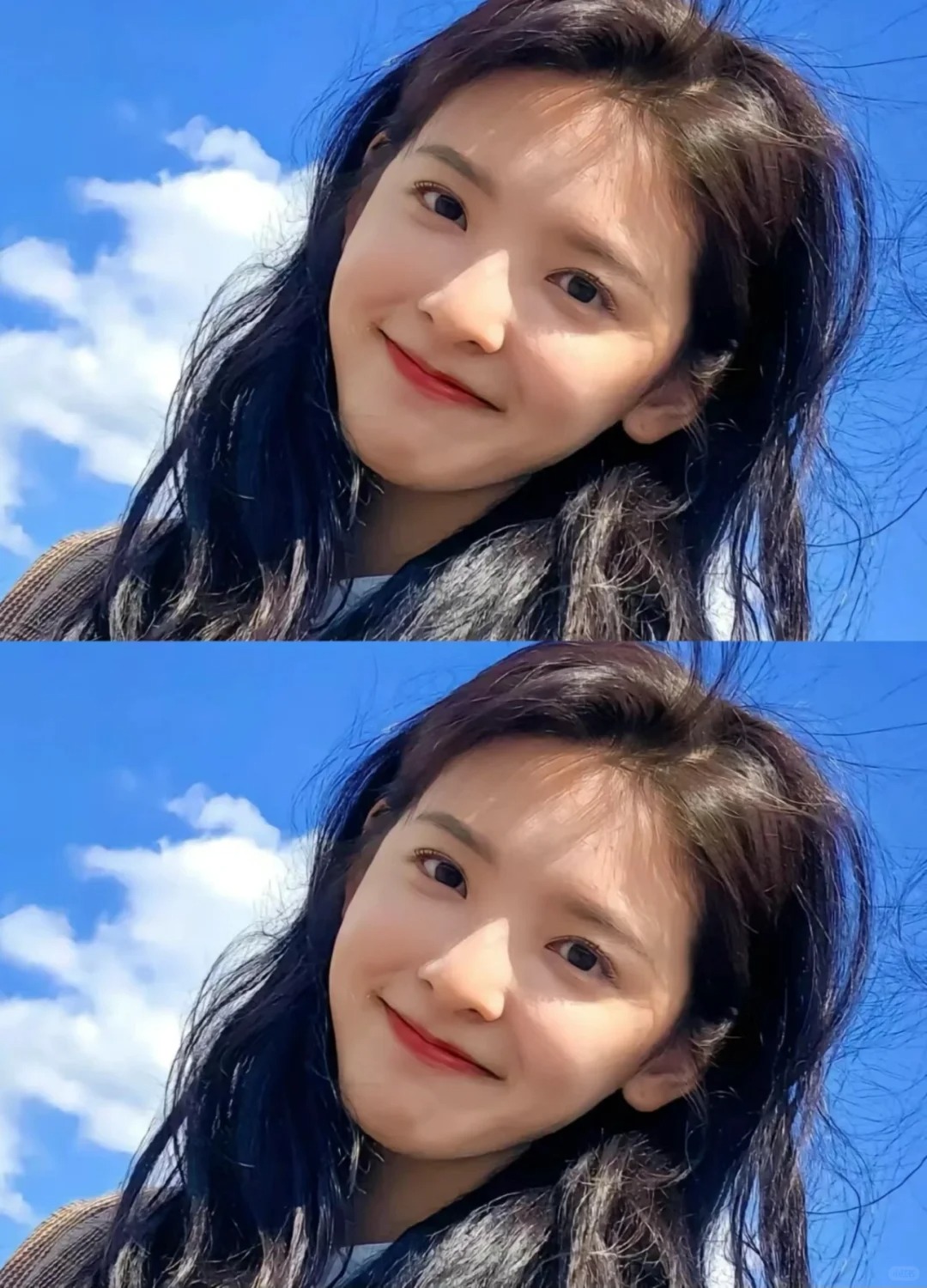 像吗 不像也不删……
好多朋友说我像若楠 友友们帮忙看一下 我真的很喜欢她 三分