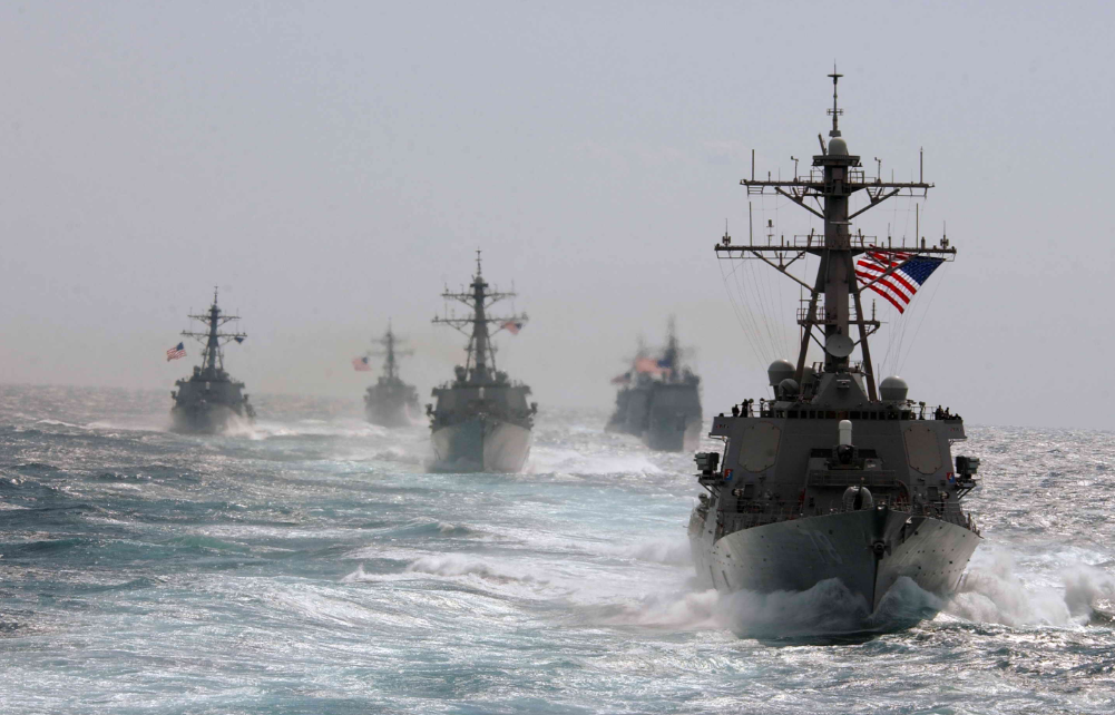 美军演练海上换装导弹，叫嚣五倍战力围堵中国？