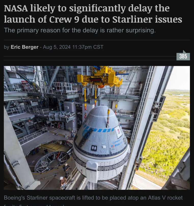 实锤了！NASA正式确认龙飞船9号载人飞船从8月18日推迟到9月24日发射。根据