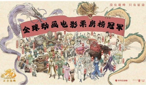 2月20日下午《哪吒之魔童闹海》总票房突破126亿元，位居全球票房榜第8，动画电
