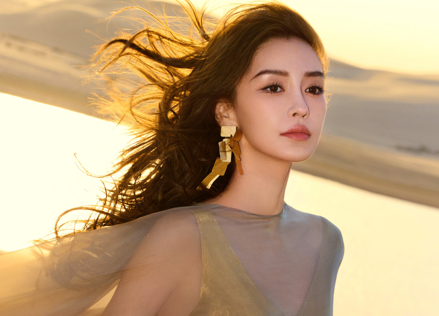 “沙漠女神”杨颖，简直美呆了！