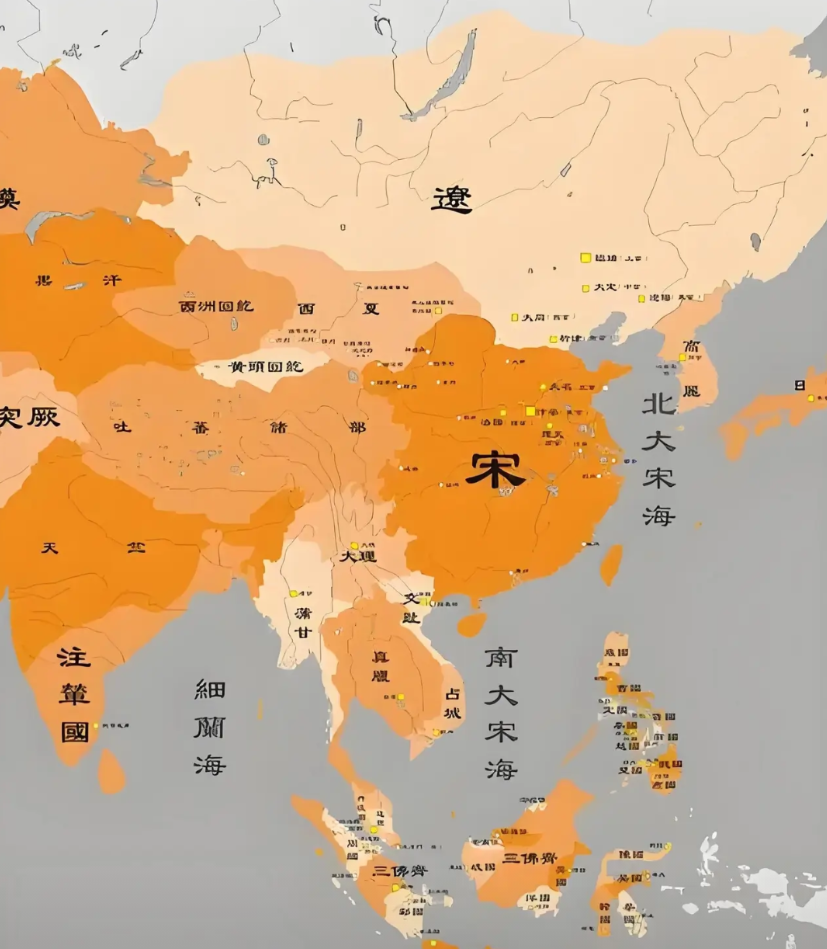 北宋没能完成事实上的大一统，莫说西域这种遥远的疆域，就连燕云都没能收复，那个时代