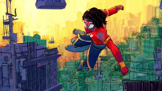 蜘蛛侠：纵横宇宙——动画电影的革新之作，视觉效果震撼人心！