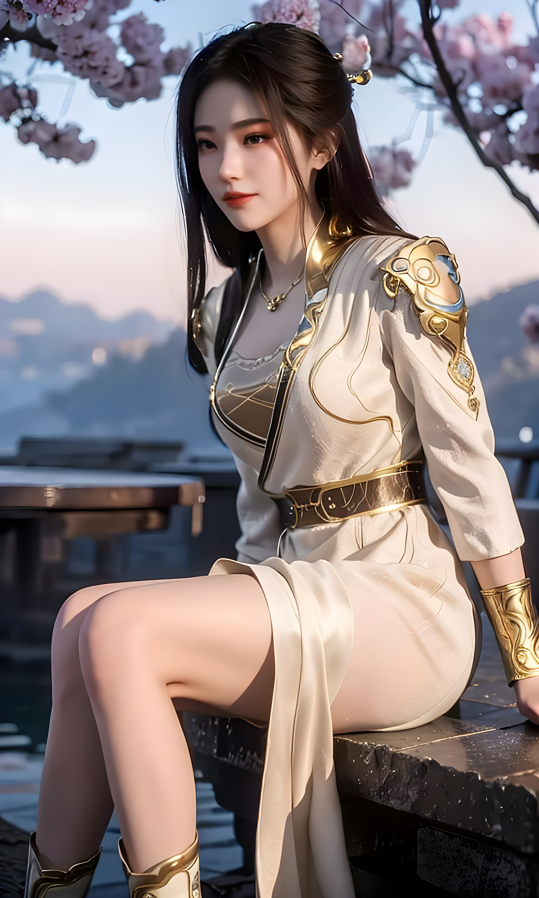 《遮天》姚曦AI壁纸：当一个女人长久的恨一个男人时，她自己也要失陷了！