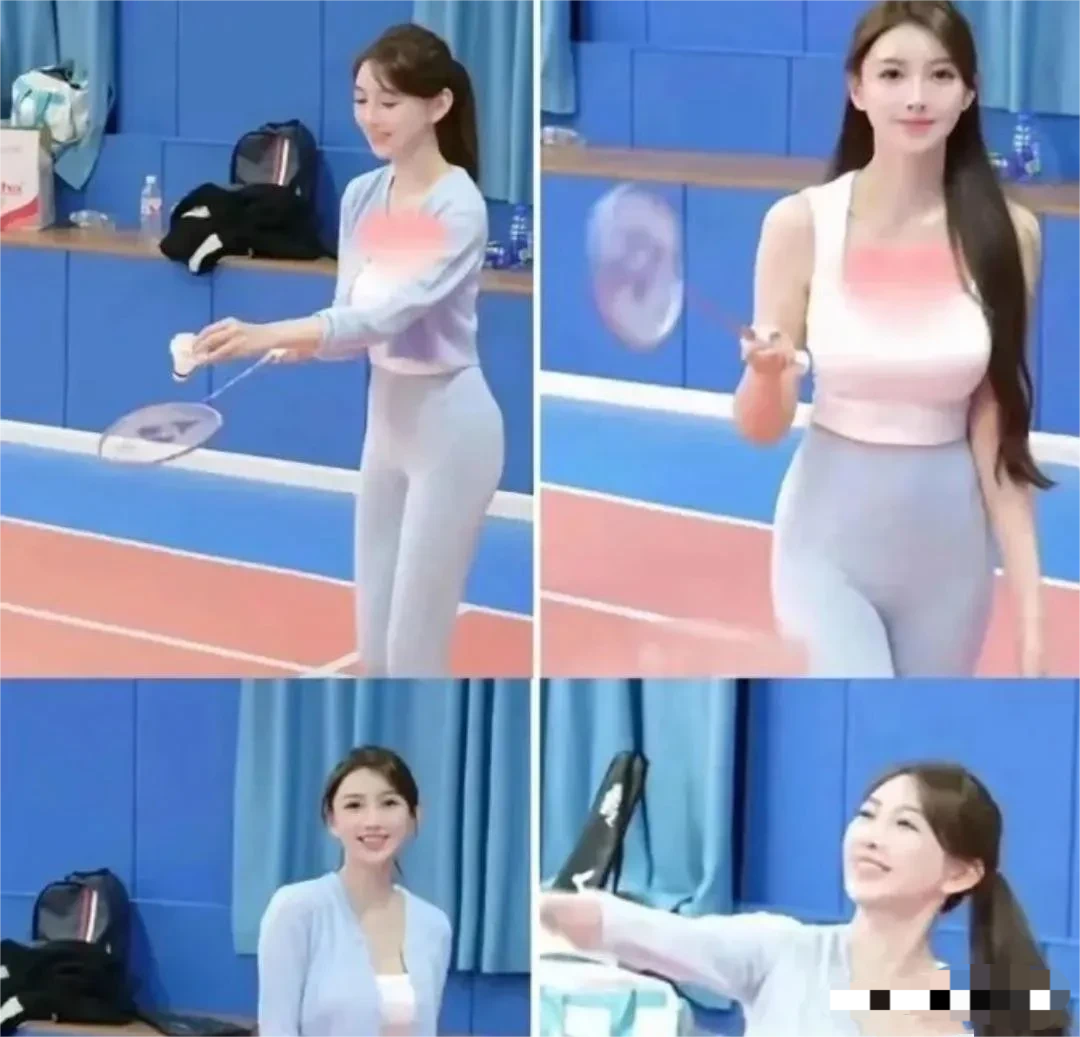 黄晓明陪叶珂打羽毛球，这画面可真是让人酸了！大明星亲自陪打羽毛球，这待遇可不是一