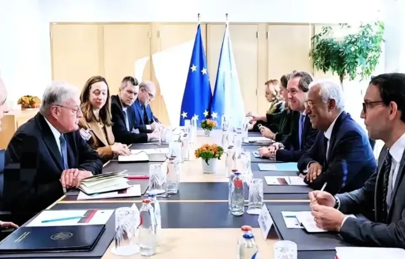 欧洲这波操作懵了！

美国特使与欧盟大佬见面，欧洲理事会主席科斯塔随后表示：“和