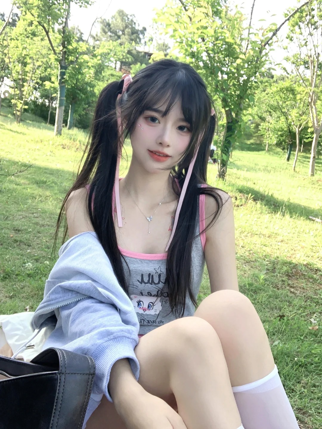 在音乐节🎵
去的那天 天气好棒！！
听到了毛不易超绝现场
满足～