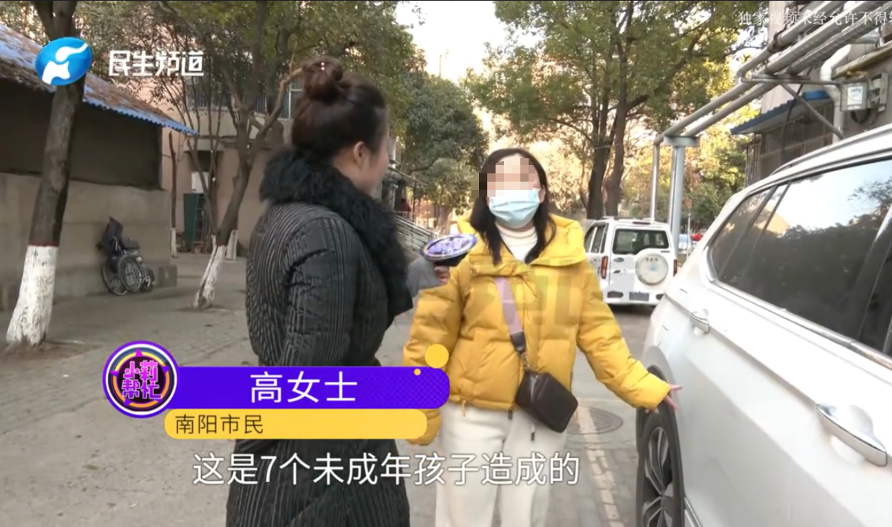 未成年人深夜“借”车！12月16日，南阳的高女士在准备开车前往农贸市场购买新鲜排