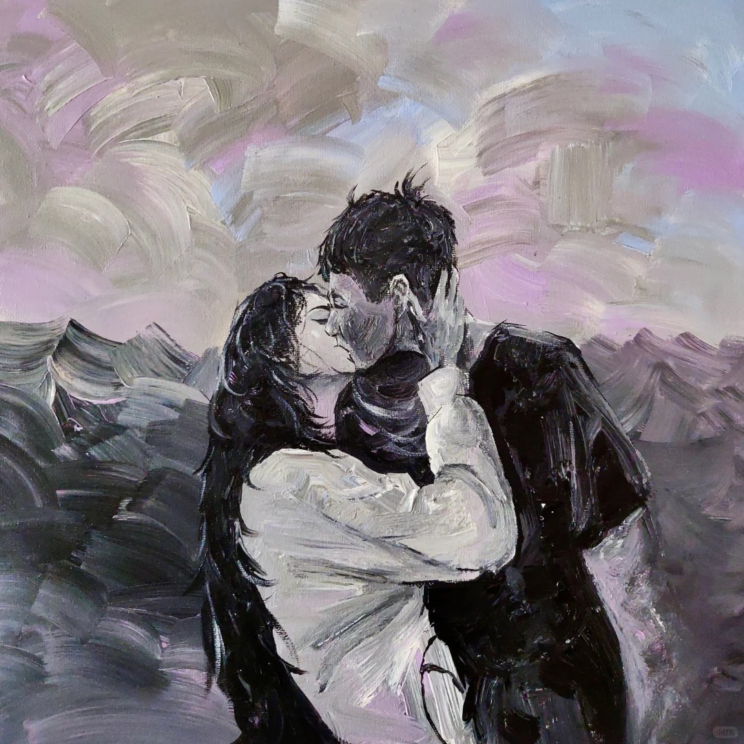 “气氛恰当的时候不要一上来就直接抱着亲 一定要在接吻之前慢慢的靠近她用你的手放在