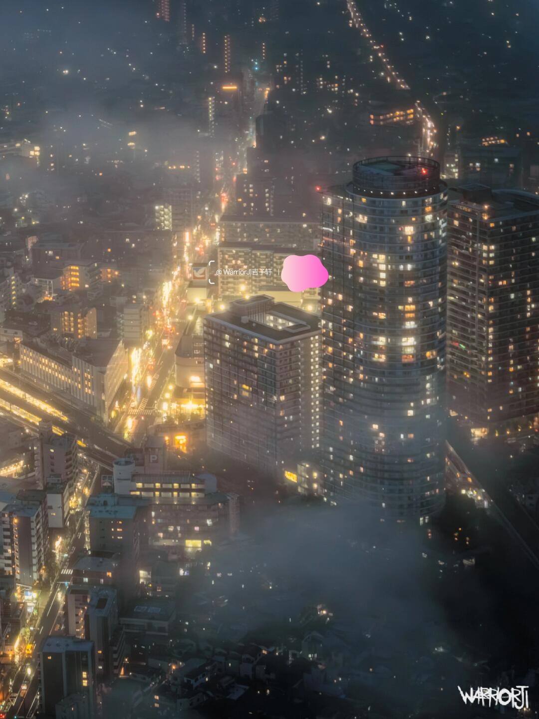 东京｜花了240r拍的雨后夜景
