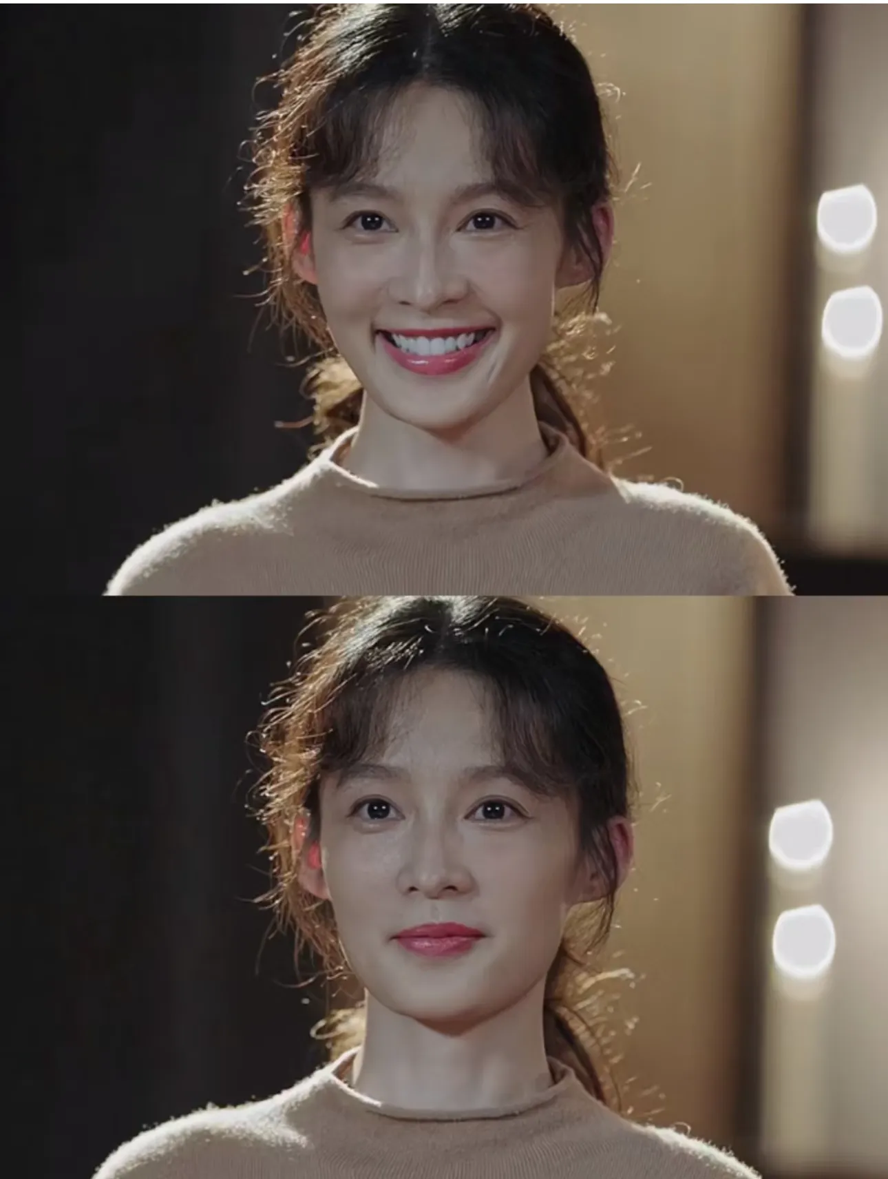 李沁怎么老成这样了，1990 年今年34 岁不至于看着像40 岁的样子，肯定又调