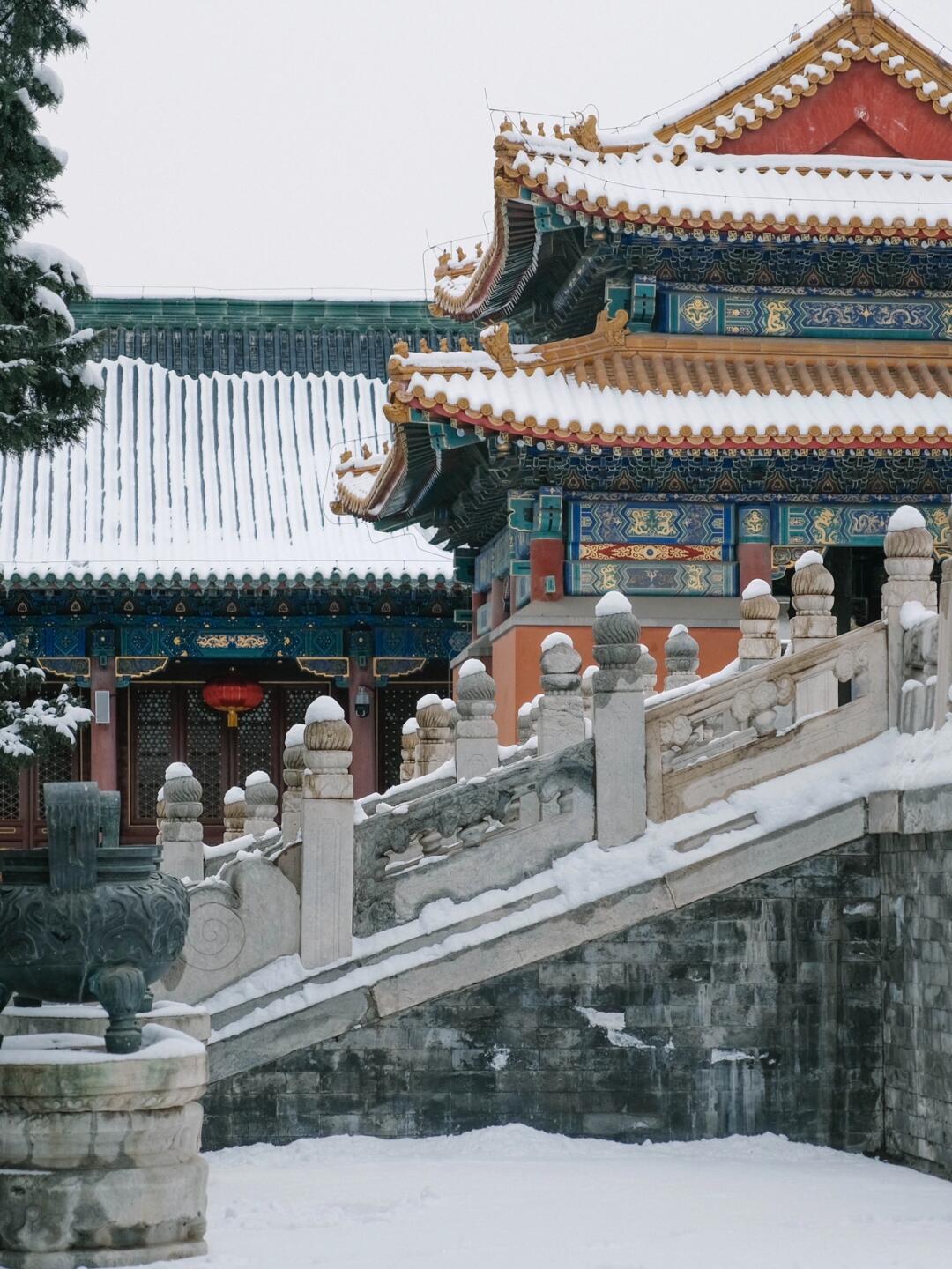 第一场雪❄️故宫平替名不虚传哇