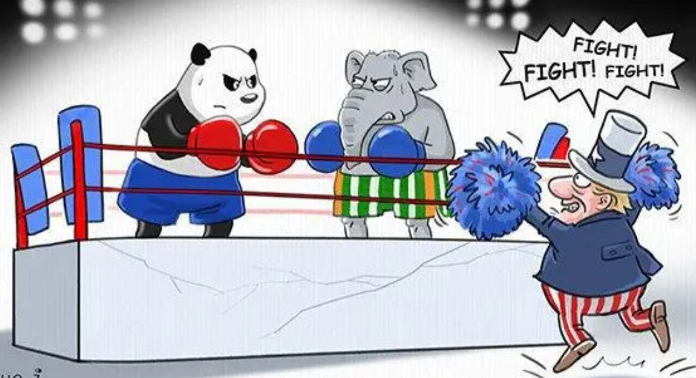 印度这个国家真有意思，前不久还在边境不停地闹腾，造成军人伤亡，差点引发大规模战争