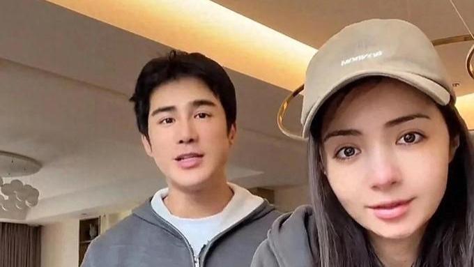 麦迪娜姜潮为妈妈过生日，一家6口在北京豪宅吃饭，3岁女儿很漂亮