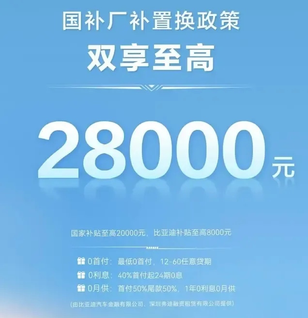 这是我不买比亚迪的原因，只买特斯拉。
刚才看到比亚迪推出的一个置换补贴购车优惠，